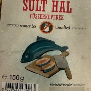 SÜLT HAL FŰSZERKEVERÉK 150g ÍZFOKOZÓ ÉS TARTÓSÍTÓSZERMENTES ,SÓMENTES
