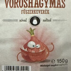 VÖRÖSHAGYMÁS FŰSZERKEVERÉK 150g ÍZFOKOZÓ ÉS TARTÓSÍTÓSZERMENTES